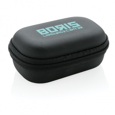 Logo trade promotional items image of: TWS sport earbuds in charging case