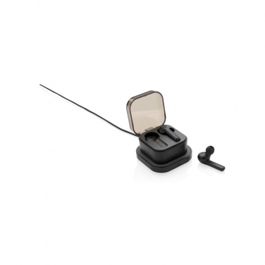 Logotrade promotional merchandise image of: TWS earbuds in wireless charging case