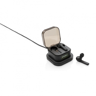 Logotrade promotional gift picture of: TWS earbuds in wireless charging case