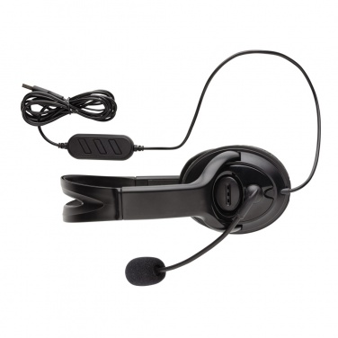 Logo trade promotional gift photo of: Over ear wired work headset