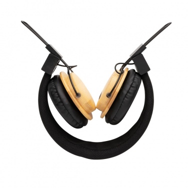 Logotrade business gift image of: Bamboo wireless headphone