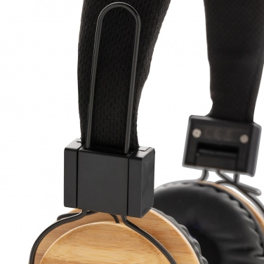 Logotrade promotional items photo of: Bamboo wireless headphone