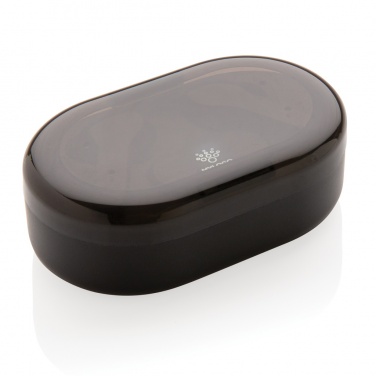 Logo trade promotional merchandise picture of: Light up logo TWS earbuds in charging case