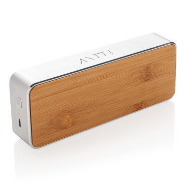 Logotrade promotional item image of: Nevada Bamboo 3W wireless speaker