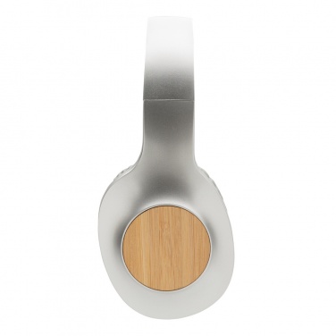 Logo trade promotional products image of: Dakota Bamboo wireless headphone