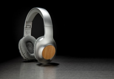 Logotrade corporate gift picture of: Dakota Bamboo wireless headphone