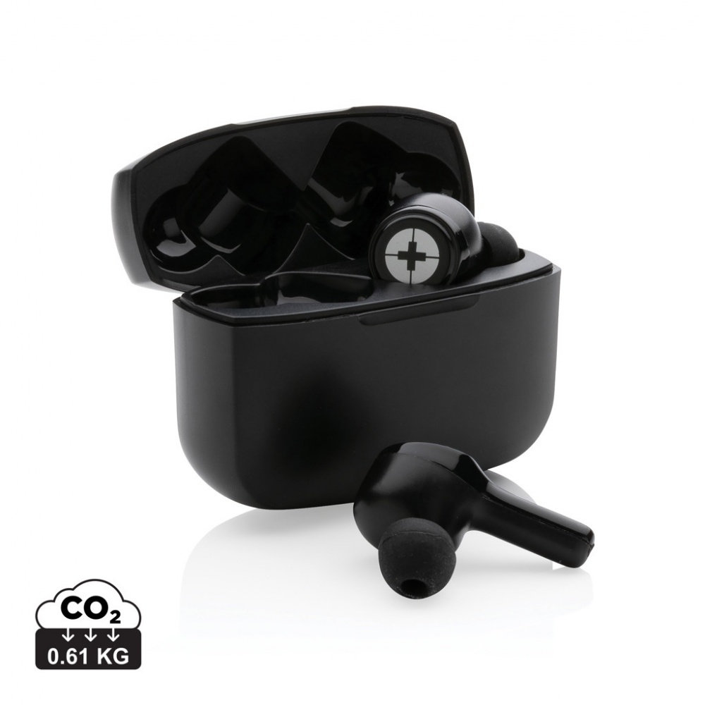 Logo trade corporate gifts picture of: Swiss Peak ANC TWS earbuds