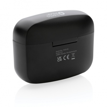 Logo trade promotional gifts image of: Swiss Peak ANC TWS earbuds
