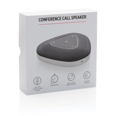 Logo trade promotional giveaways image of: Conference call speaker