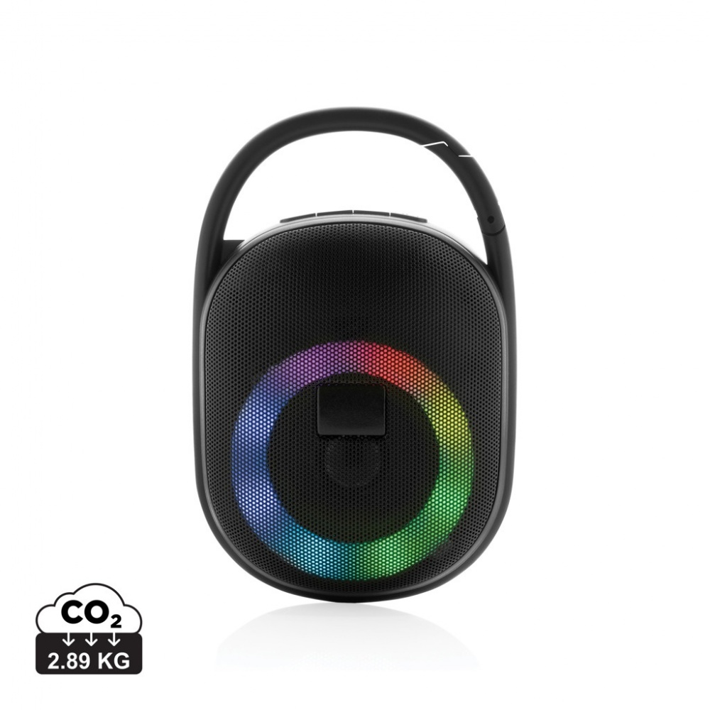 Logo trade promotional items image of: RCS recycled plastic Lightboom 5W Clip speaker