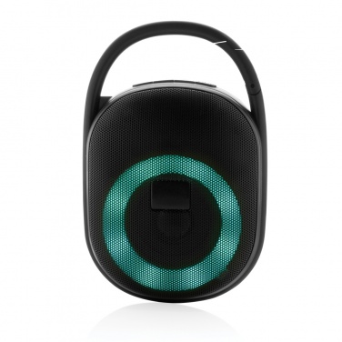 Logo trade corporate gifts image of: RCS recycled plastic Lightboom 5W Clip speaker
