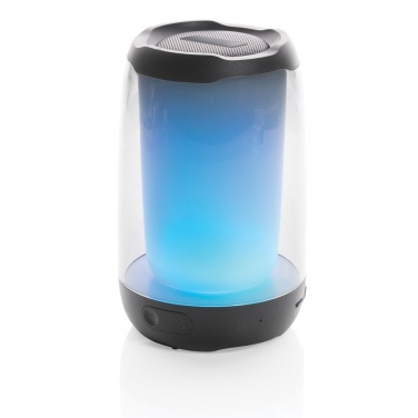 Logo trade promotional merchandise image of: RCS recycled plastic Lightboom 5W speaker