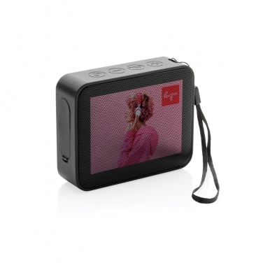 Logo trade promotional giveaways picture of: Urban Vitamin Vallejo RCS rplastic 3W speaker IPX 7