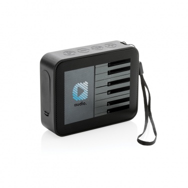 Logo trade promotional item photo of: Urban Vitamin Vallejo RCS rplastic 3W speaker IPX 7