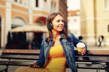 Logo trade promotional item photo of: Motorola MOTO XT500 wireless over ear headphone