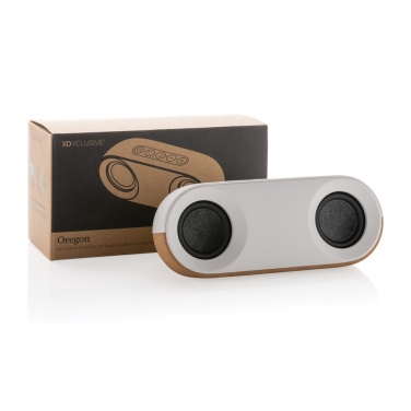 Logotrade corporate gifts photo of: Oregon RCS recycled plastic and cork 10W speaker