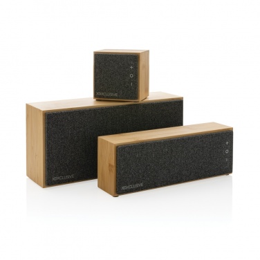 Logo trade promotional item photo of: Wynn 5W bamboo wireless speaker