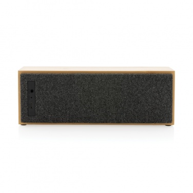 Logotrade business gift image of: Wynn 10W bamboo wireless speaker
