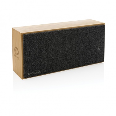 Logo trade promotional gift photo of: Wynn 20W bamboo wireless speaker