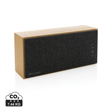 Logo trade advertising products picture of: Wynn 20W bamboo wireless speaker