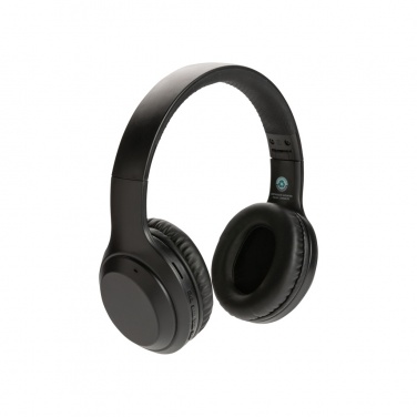 Logo trade advertising products image of: RCS standard recycled plastic headphone