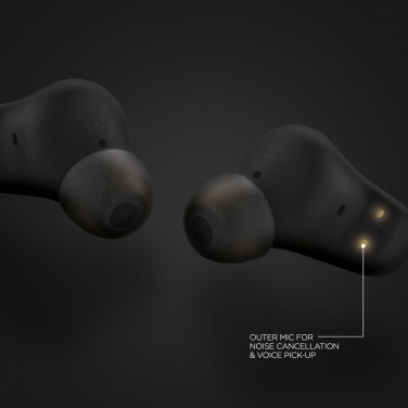 Logo trade promotional gift photo of: Urban Vitamin Gilroy hybrid ANC and ENC earbuds