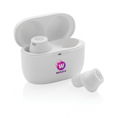 Logo trade promotional merchandise image of: Urban Vitamin Napa earbuds