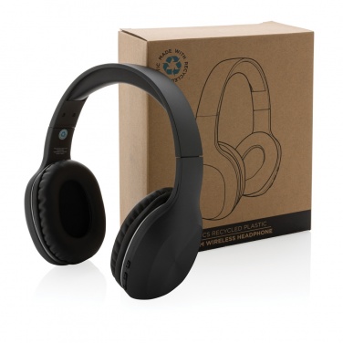 Logo trade corporate gifts picture of: RCS recycled plastic JAM wireless headphone