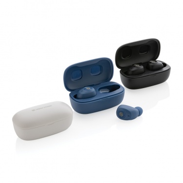 Logo trade promotional product photo of: Urban Vitamin Palm Springs RCS rplastic ENC earbuds