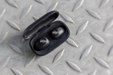 Logo trade promotional gift photo of: Urban Vitamin Palm Springs RCS rplastic ENC earbuds