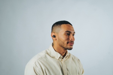 Logo trade promotional giveaway photo of: Urban Vitamin Palm Springs RCS rplastic ENC earbuds