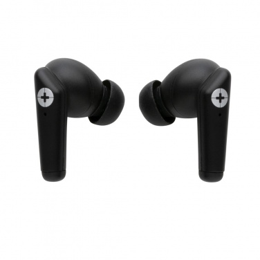 Logotrade promotional product image of: RCS recycled plastic Swiss Peak TWS earbuds 2.0