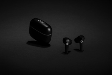 Logotrade corporate gifts photo of: RCS recycled plastic Swiss Peak TWS earbuds 2.0