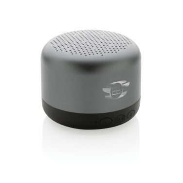 Logo trade promotional items image of: Terra RCS recycled aluminium 5W wireless speaker