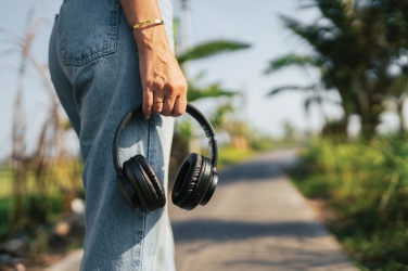 Logotrade promotional giveaway image of: Terra RCS recycled aluminium wireless headphone