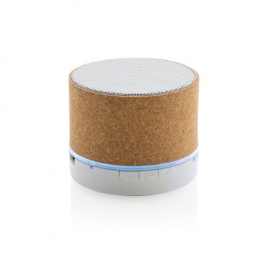 Logo trade corporate gifts picture of: Cork 3W wireless speaker