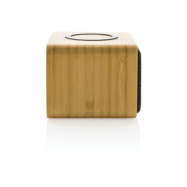 Logotrade corporate gifts photo of: RCS Rplastic 3W speaker with bamboo 5W wireless