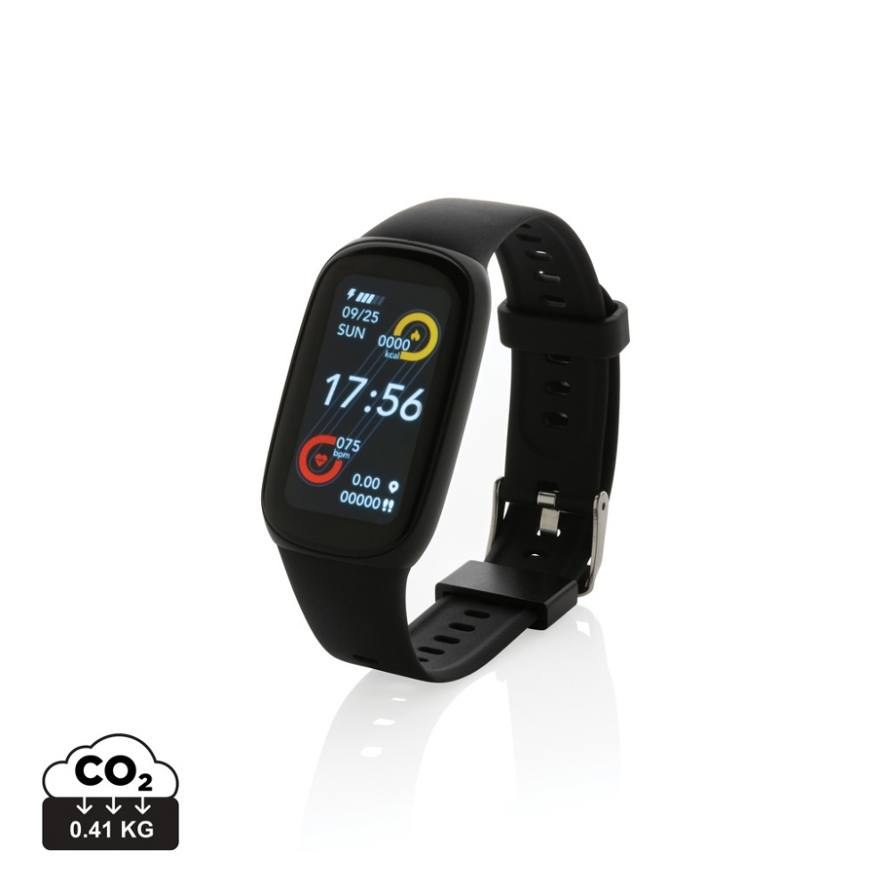 Logo trade advertising products picture of: RCS recycled TPU  activity watch 1.47'' screen with HR