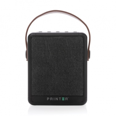 Logo trade promotional products picture of: Skywave RCS recycled plastic solar speaker 12W