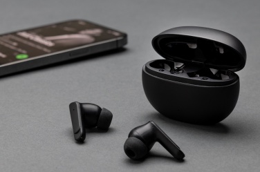 Logotrade promotional merchandise photo of: Prolink RCS recycled plastic hybrid ANC/ENC earbud