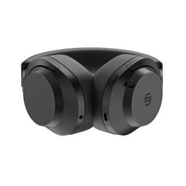 Logo trade promotional gifts image of: Irvine RCS recycled and repairable ANC wireless headphone