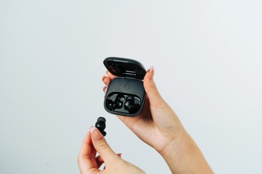 Logo trade promotional products picture of: Lakewood RCS recycled and repairable wireless earbuds