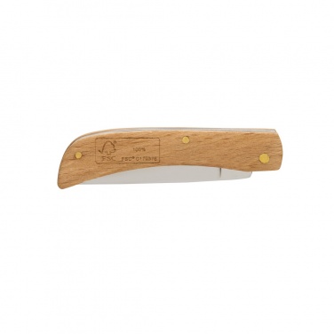 Logo trade business gifts image of: Wooden knife