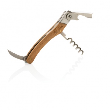 Logo trade promotional giveaway photo of: Wooden Corkscrew