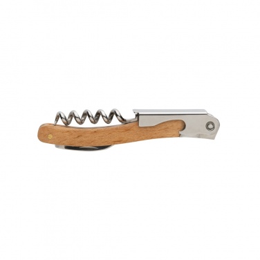 Logo trade promotional gifts picture of: Wooden Corkscrew