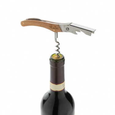 Logo trade business gift photo of: Wooden Corkscrew