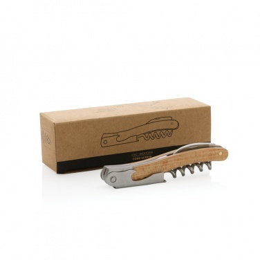 Logo trade corporate gifts image of: Wooden Corkscrew