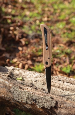 Logotrade advertising product picture of: Nemus Luxury Wooden knife with lock