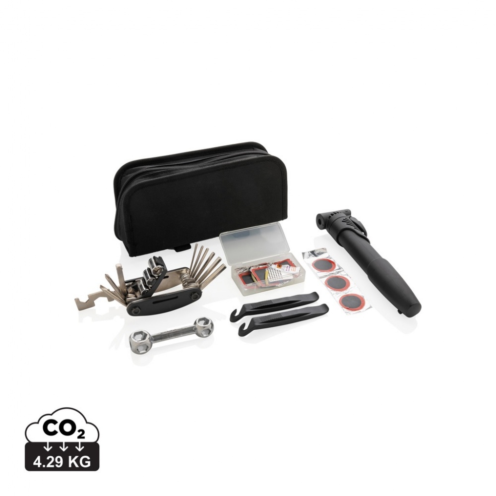 Logo trade promotional giveaways picture of: Bike repair kit set 17 pcs