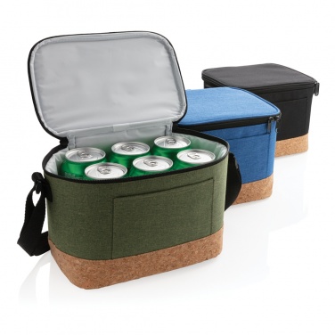 Logotrade promotional gift picture of: Two tone cooler bag with cork detail